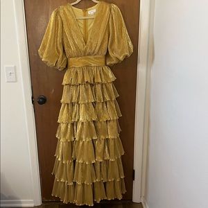 Red Dress Boutique gold maxi dress